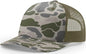 Richardson 112PFP 5 Panel Patterned Snapback Trucker Caps Marsh Duck Camo Loden Duck Loden / OSFM