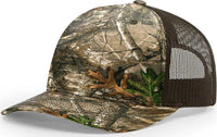 Richardson 112PFP 5 Panel Patterned Snapback Trucker Caps Realtree Edge Brown Realtree Brown / OSFM