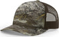 Richardson 112PFP 5 Panel Patterned Snapback Trucker Caps Realtree Max 1 XT Brown Realtree Brown / OSFM