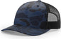 Richardson 112PFP Printed Five Panel Trucker Cap - Admiral Duck Camo Black - Admiral Duck Camo Black / OSFM