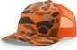 Richardson 112PFP Printed Five Panel Trucker Cap - Blaze Duck Camo Blaze - Blaze Duck Camo Blaze / OSFM