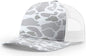 Richardson 112PFP Printed Five Panel Trucker Cap - Blizzard Duck Camo White - Duck Camo White / OSFM