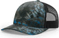 Richardson 112PFP Printed Five Panel Trucker Cap - Kryptek Neptune Black - Kryptek Black / OSFM