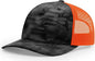 Richardson 112PFP Printed Five Panel Trucker Cap - Kryptek Typhon Blaze Orange - Kryptek Blaze / OSFM