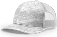 Richardson 112PFP Printed Five Panel Trucker Cap - Mossy Oak Bonefish Lt - Mossy Oak / OSFM