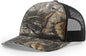Richardson 112PFP Printed Five Panel Trucker Cap - Mossy Oak Dna Black - Mossy Oak Black / OSFM