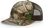 Richardson 112PFP Printed Five Panel Trucker Cap - Realtree Edge Brown - Realtree Edge Brown / OSFM