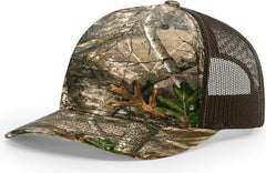 Richardson 112PFP Printed Five Panel Trucker Cap - Realtree Edge Brown - Realtree Edge Brown / OSFM