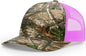 Richardson 112PFP Printed Five Panel Trucker Cap - Realtree Edge Neon Pink - Realtree Edge Pink / OSFM