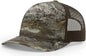 Richardson 112PFP Printed Five Panel Trucker Cap - Realtree Max-1 Xt Brown - Realtree Max-1 XT Brown / OSFM