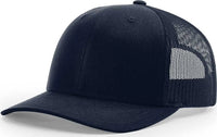 Richardson 112PL R-Flex Mesh-Back Trucker Caps - Navy - Navy / OSFM