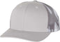 Richardson 112PM Printed Mesh-Back Trucker Caps - Gray Gray Camo - Gray / OSFM