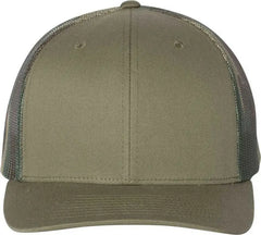 Richardson 112PM Printed Mesh-Back Trucker Caps - Loden Green Camo - Dark Gray Green / OSFM