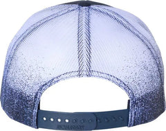 Richardson 112PM Printed Mesh-Back Trucker Caps - Navy Navy to White Fade - Navy White / OSFM
