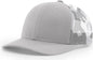Richardson 112PM Printed Mesh Trucker Cap - Silver Gray Camo - Silver Gray Camo / OSFM