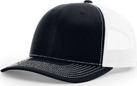 Richardson 112RE Recycled Mesh Back Trucker Caps Navy White Navy White / OSFM