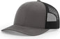 Richardson 112RE Recycled Trucker Cap - Charcoal Black - Dark Gray Black / OSFM