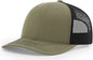 Richardson 112RE Recycled Trucker Cap - Loden Black - Loden Black / OSFM