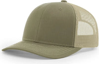 Richardson 112RE Recycled Trucker Cap - Loden Khaki - Loden Khaki / OSFM