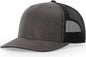 Richardson 112WF Fremont Cap - Charcoal Black - Dark Gray Black / OSFM