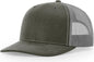 Richardson 112WF Fremont Cap - Olive Charcoal - Olive Dark Gray / OSFM