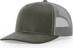 Richardson 112WF Fremont Cap - Olive Charcoal - Olive Dark Gray / OSFM