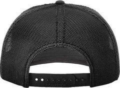 Richardson 112WF Oil Cloth Trucker Caps - Charcoal Black - Dark Gray Black / OSFM