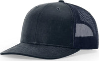 Richardson 112WF Oil Cloth Trucker Caps Navy Navy / OSFM