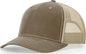 Richardson 112WH Hawthorne Trucker Caps Buck Khaki Brown Khaki / OSFM