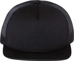 Richardson 113 Foam Trucker Caps - Black - Black / OSFM