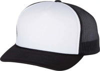 Richardson 113 Foam Trucker Caps White Black White Black / OSFM