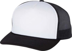 Richardson 113 Foam Trucker Caps White Black White Black / OSFM
