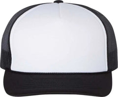 Richardson 113 Foam Trucker Caps White Black White Black / OSFM