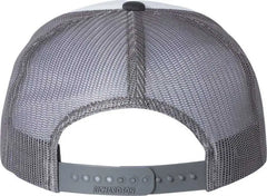 Richardson 113 Foam Trucker Caps White Charcoal White Dark Gray / OSFM