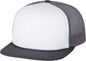 Richardson 113 Foam Trucker Caps White Charcoal White Dark Gray / OSFM