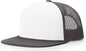 Richardson 113 Foamie Trucker Cap - White Charcoal - White Dark Gray / OSFM