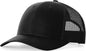 Richardson 115 Low Pro Trucker Cap - Black - Black / MD-LG