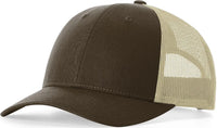 Richardson 115 Low Pro Trucker Cap - Brown Khaki - Brown Khaki / S