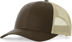 Richardson 115 Low Pro Trucker Cap - Brown Khaki - Brown Khaki / S