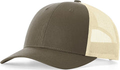 Richardson 115 Low Pro Trucker Cap - Chocolate Chip Birch - Coffee Birch / S