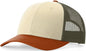 Richardson 115 Low Pro Trucker Cap - Cream Loden Dark Orange - Loden Burnt Orant / S