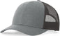 Richardson 115 Low Pro Trucker Cap - Heather Gray Dark Charcoal - Gray Dark Dark Gray / MD-LG