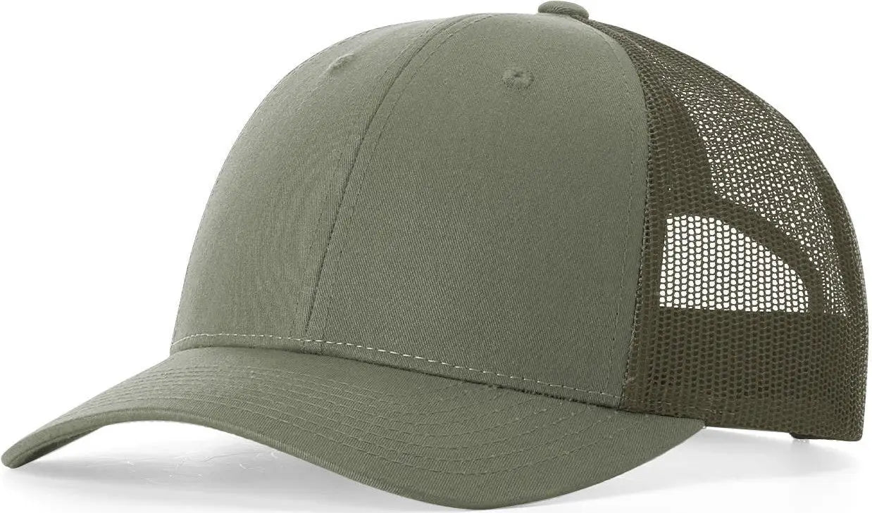 Richardson 115 Low Pro Trucker Cap - Loden - Loden / S