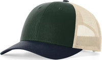Richardson 115 Low Pro Trucker Cap - Spruce Birch Light Navy - Spruce Light Navy / S