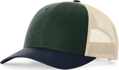 Richardson 115 Low Pro Trucker Cap - Spruce Birch Light Navy - Spruce Light Navy / S
