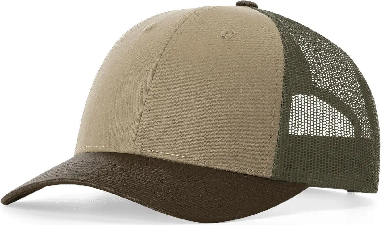 Richardson 115 Low Pro Trucker Cap - Tan Loden Brown - Tan Loden Brown / S