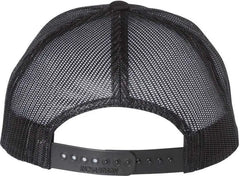 Richardson 115 Low Pro Trucker Caps - Black