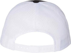 Richardson 115 Low Pro Trucker Caps - Black White