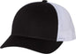 Richardson 115 Low Pro Trucker Caps - Black White - Black White / SM