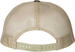 Richardson 115 Low Pro Trucker Caps - Brown Khaki